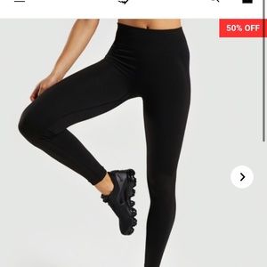 Gymshark High Wasted Black Flex Leggings